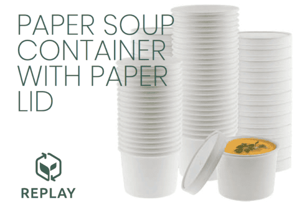 Replay Products | Eco-friendly disposable Kraft Rippal Wall PLA Paper Cup from Replay Products.